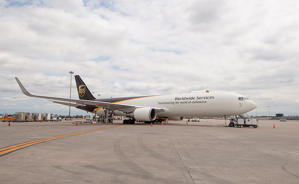 winglet ala avion boeing 767 ups