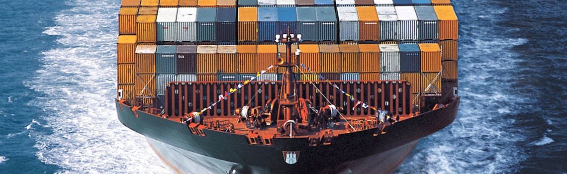 Transporte maritimo de contenedores