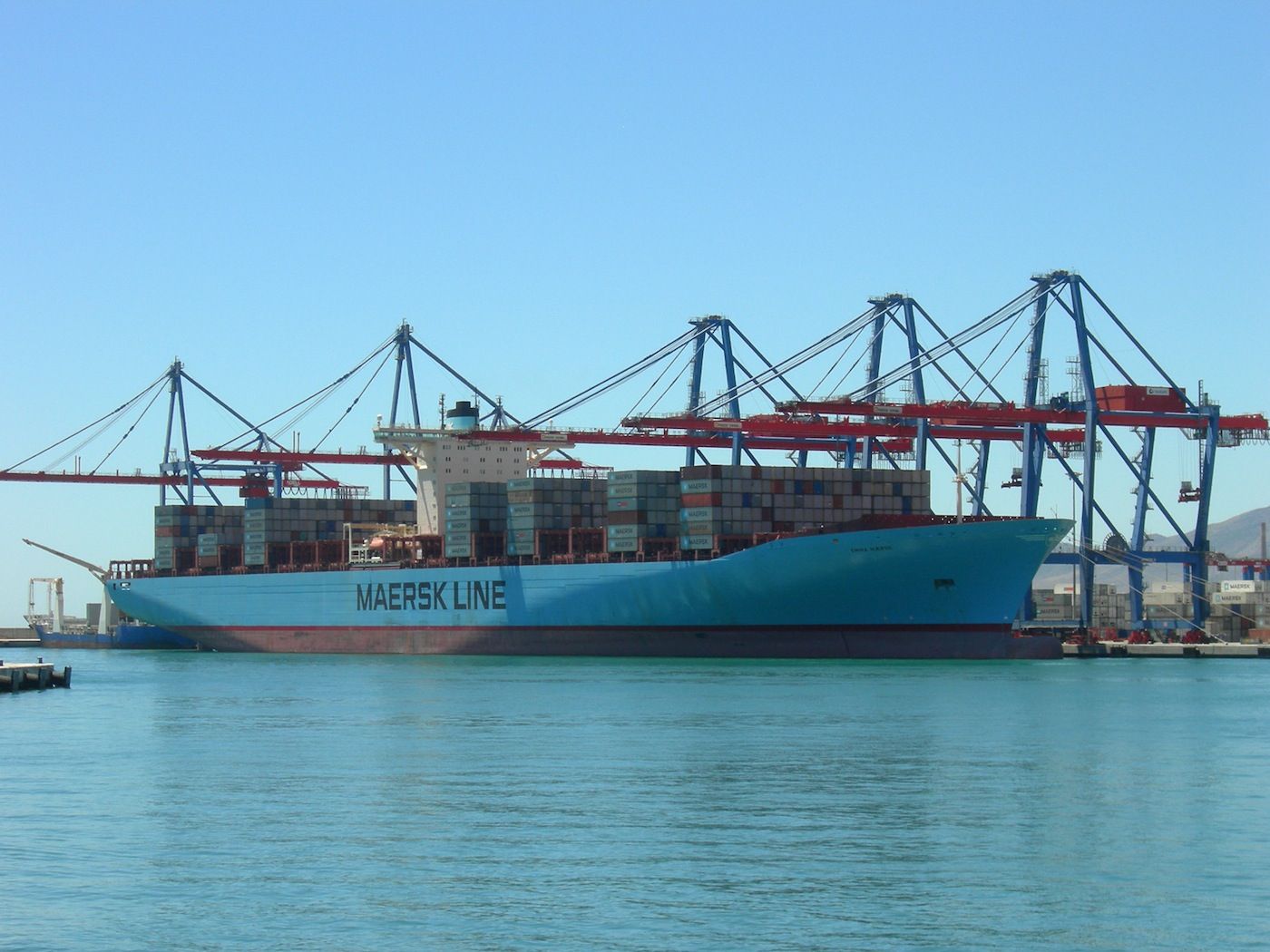 puerto malaga Escala Emma Maersk