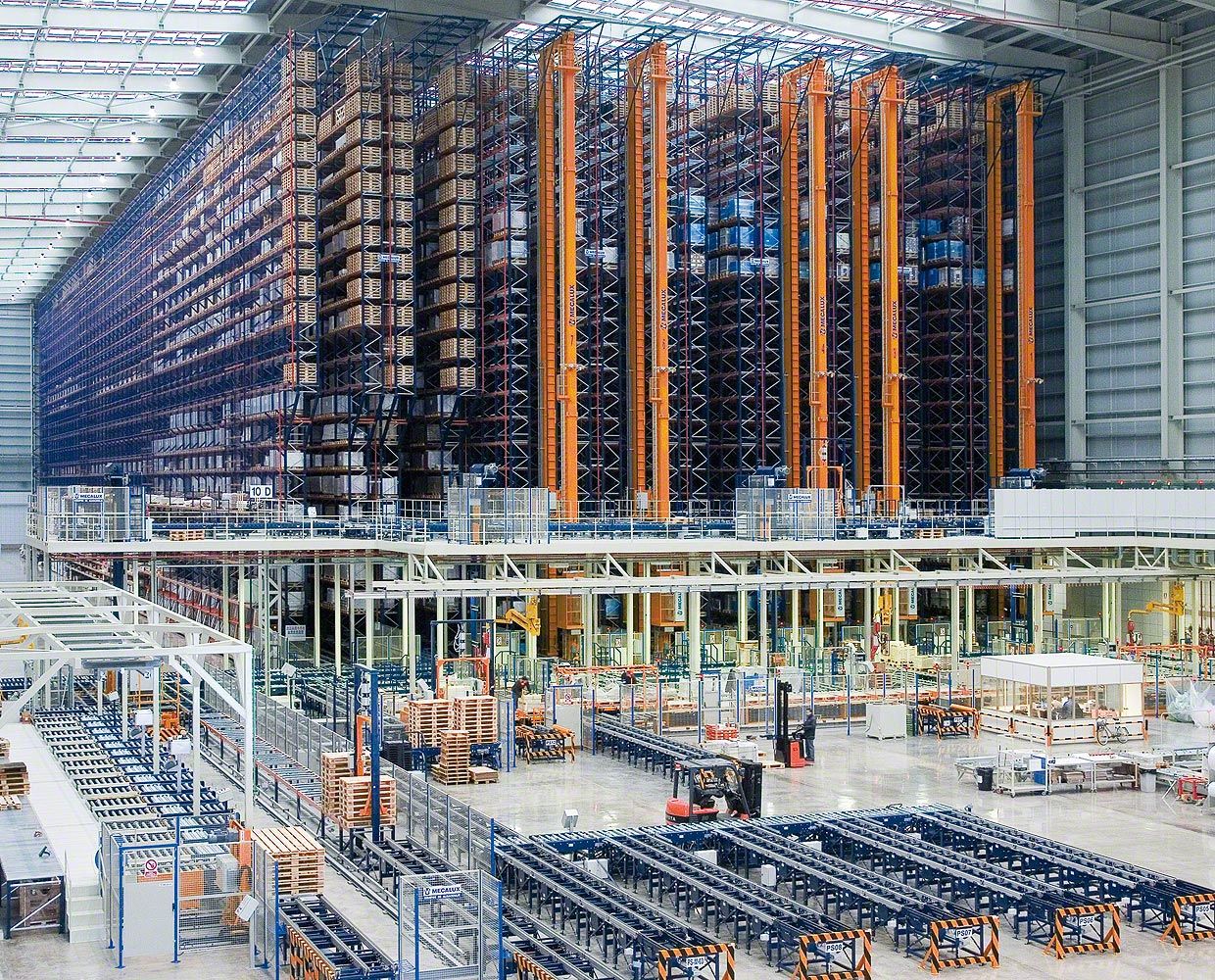 transelevador para paletas de Mecalux transelevador para paletas de Mecalux