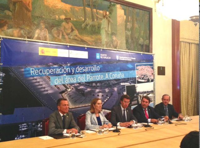firma subterrraneo Oparrote puerto La Coruna