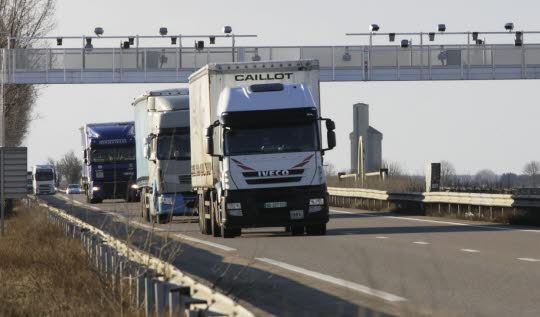 portico para la implantacion de la ecotasa en francia