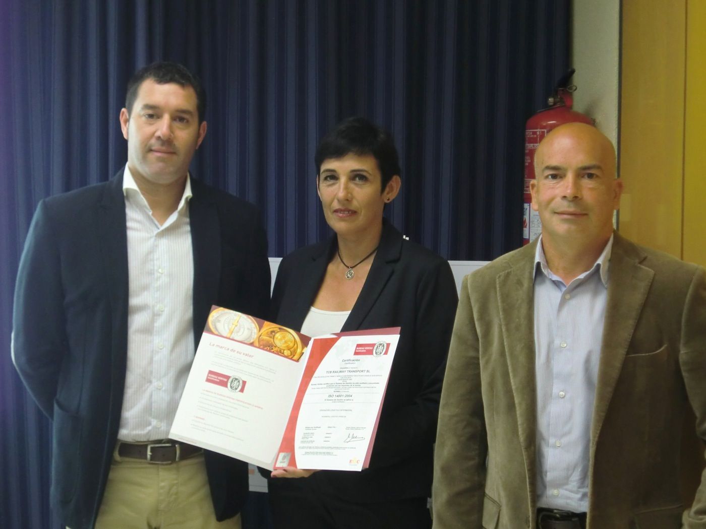 TCB Railway recibe la certificacion ISO 14001 TCB Railway recibe la certificacion ISO 14001