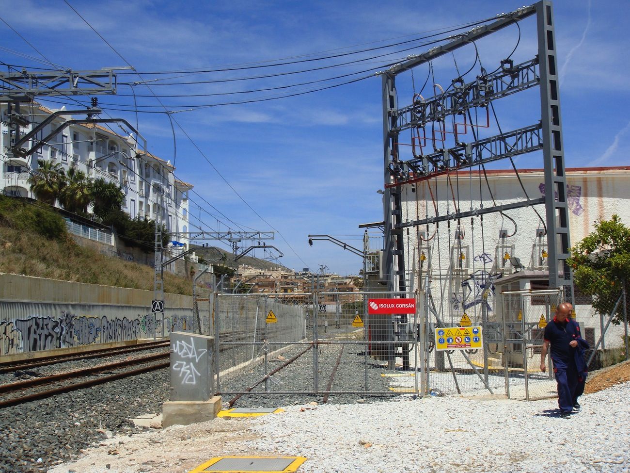 La primera subestacion electrica de corriente en La Comba