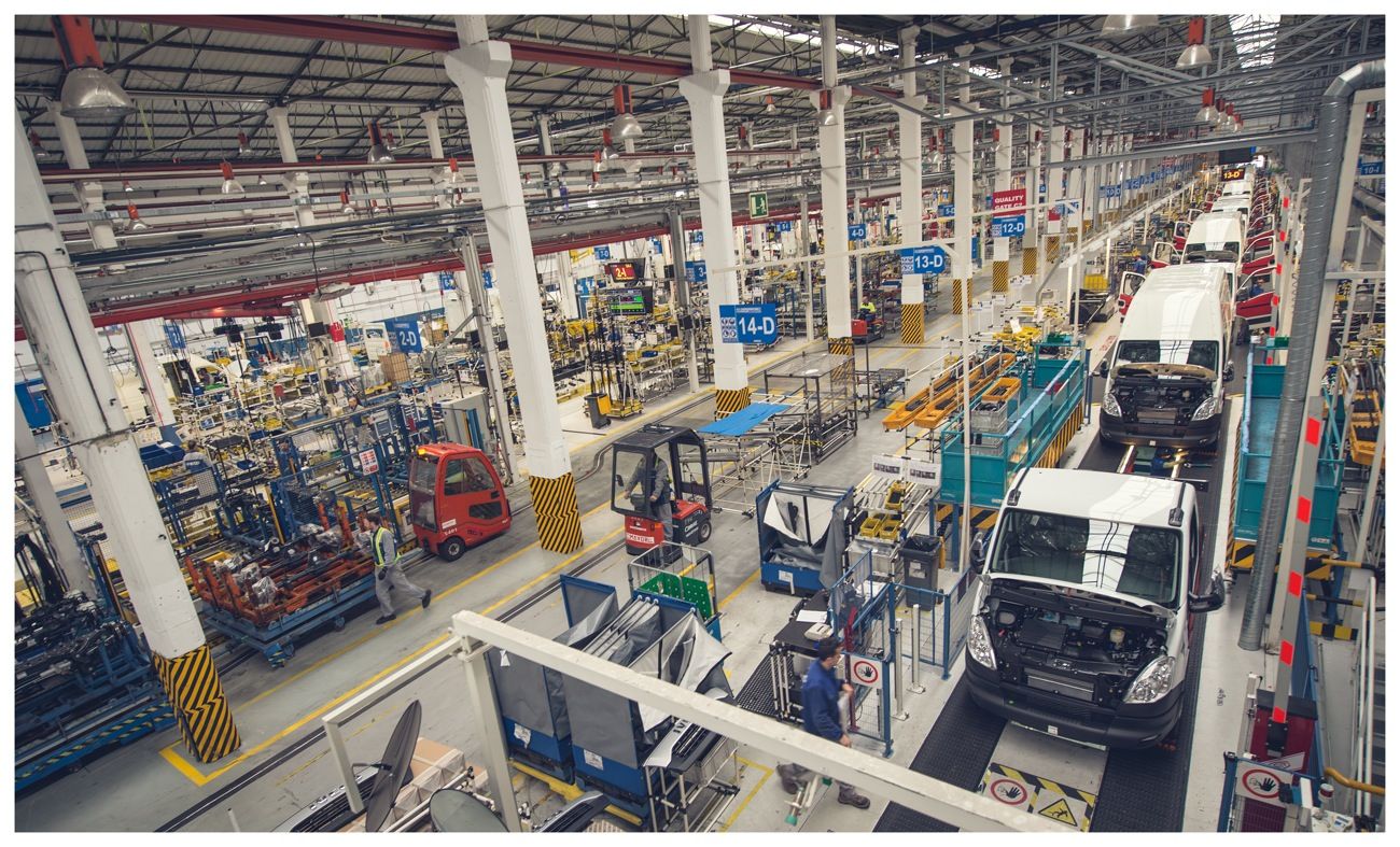 Planta de Iveco en Valladolid, en la que se fabrica la Daily para todo el mundo.