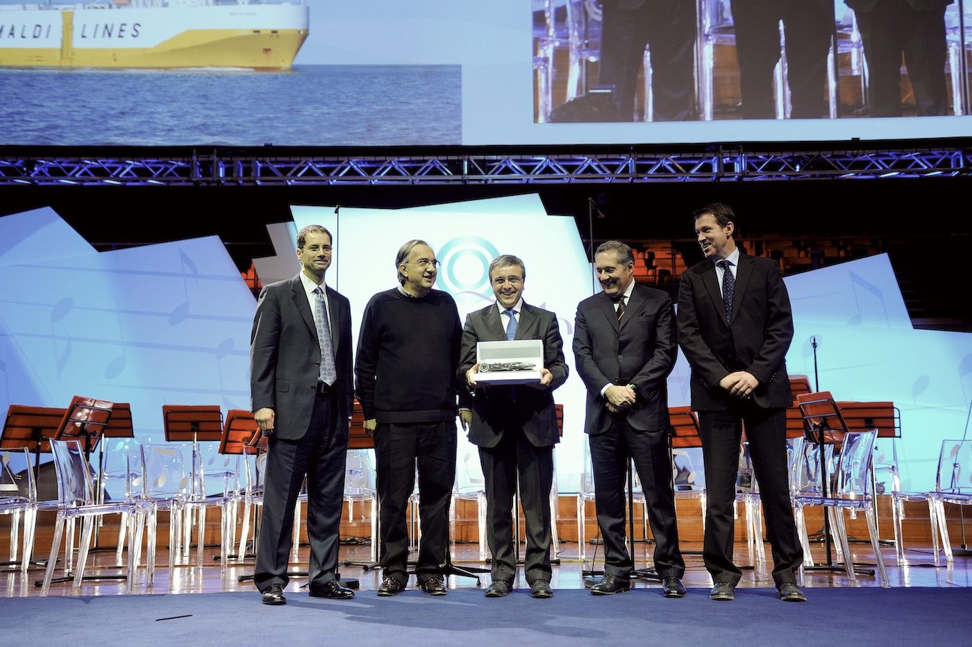 Grimaldi premiado por Fiat como mejor proveedor de servicios logisticos