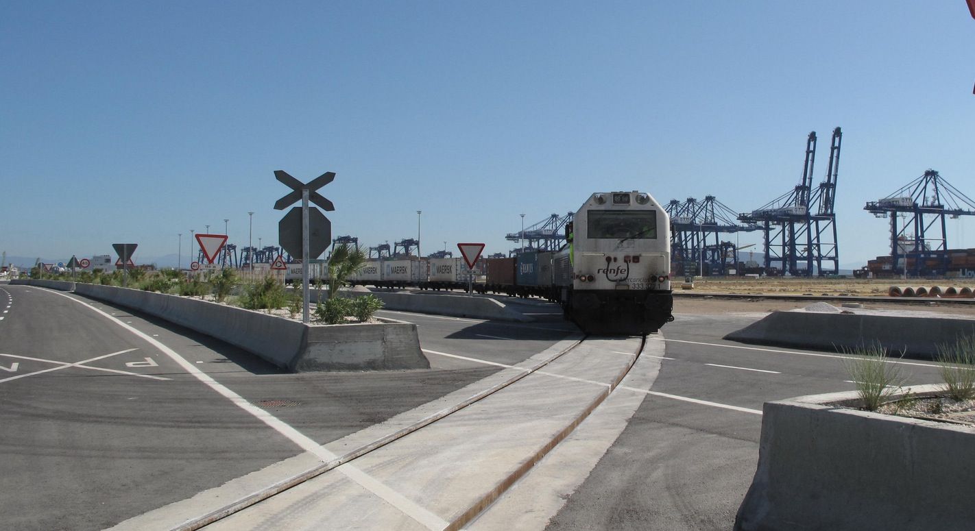 Acceso ferroviario al puerto de Algeciras