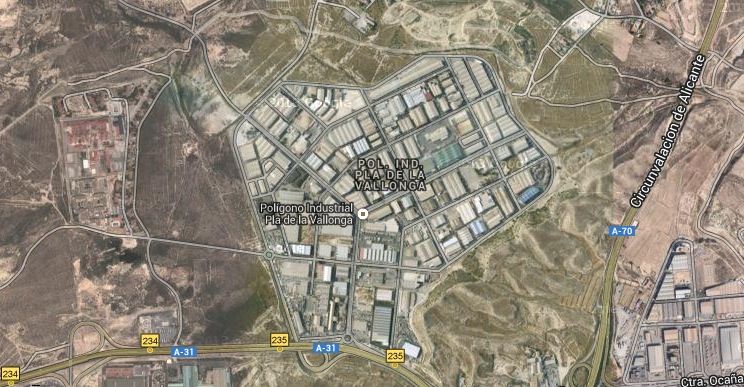 Poligono Industrial Pla de Vallonga Alicante