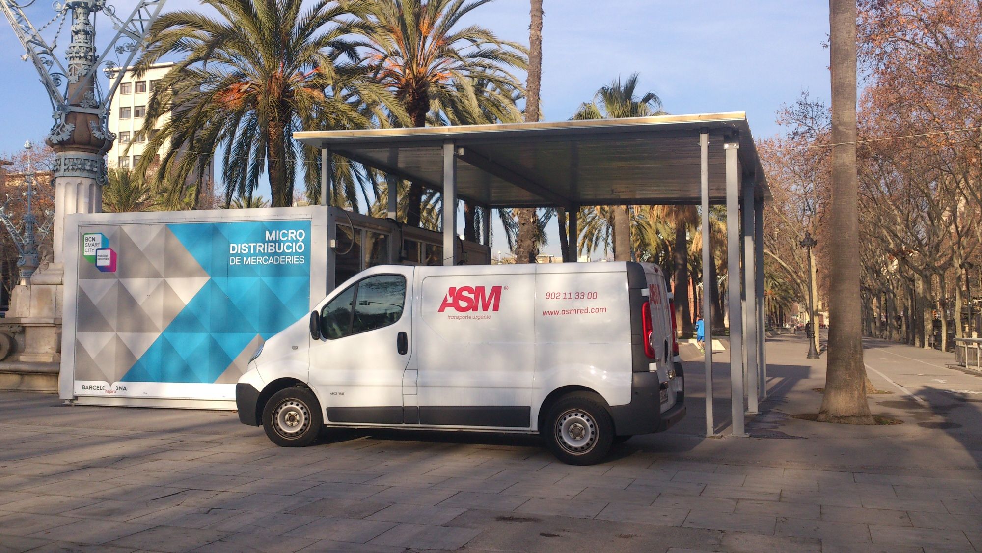 ASM se une al programa Micro distribucion de mercancias en Barcelona