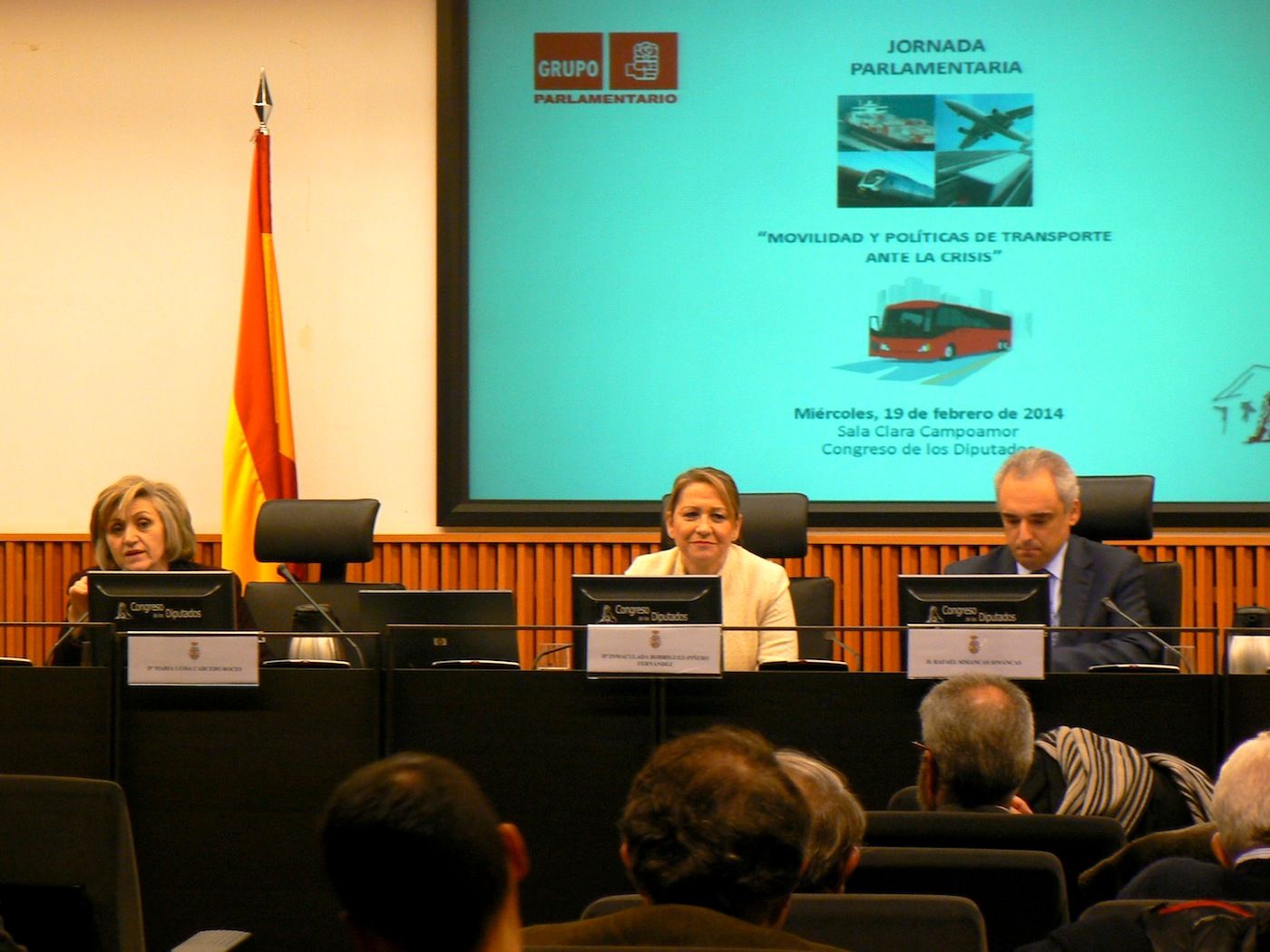 PSOE Jornada parlamentaria de movilidad y transporte 19 de febrero 2014