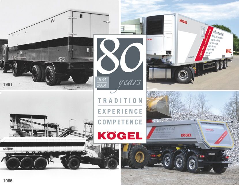 Kogel celebra su 80 Aniversario de experiencia en semirremolques