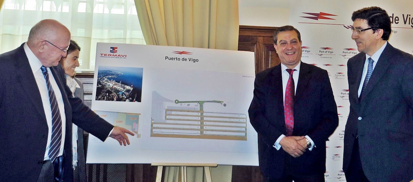 Puerto de Vigo y Termavi presentan el proyecto de restructuracion de la terminal de contenedores