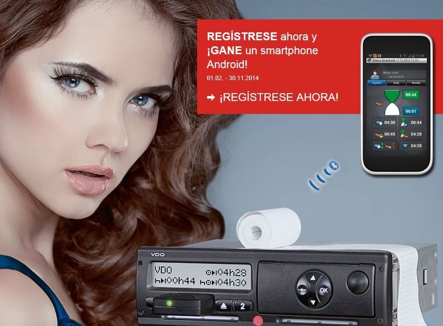 sorteo de VDO de un smartphone