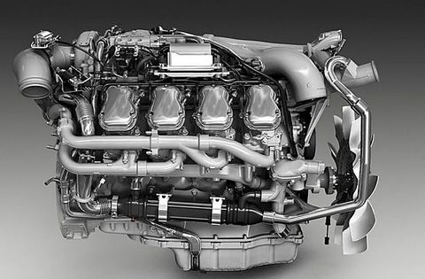 Motor V8, de 16 litros, biodiesel euro 6 de Scania
