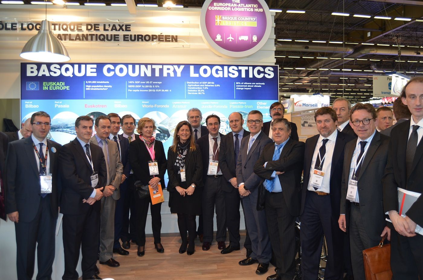 Representates vascos reunidos en SITL de Paris Representates vascos reunidos en SITL de Paris