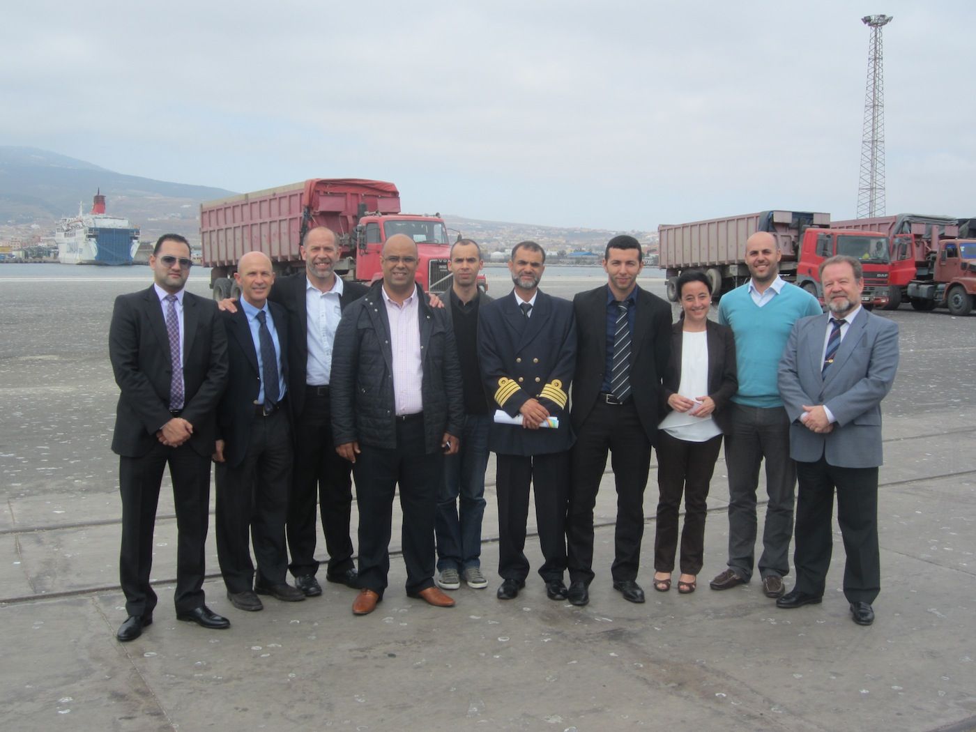 Almeria visita el puerto de Nador