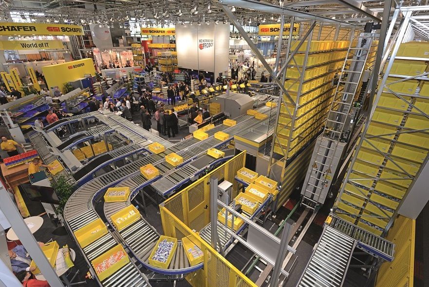 Stand de SSI Schaefer en el CeMAT 2014 Stand de SSI Schaefer en el CeMAT 2014