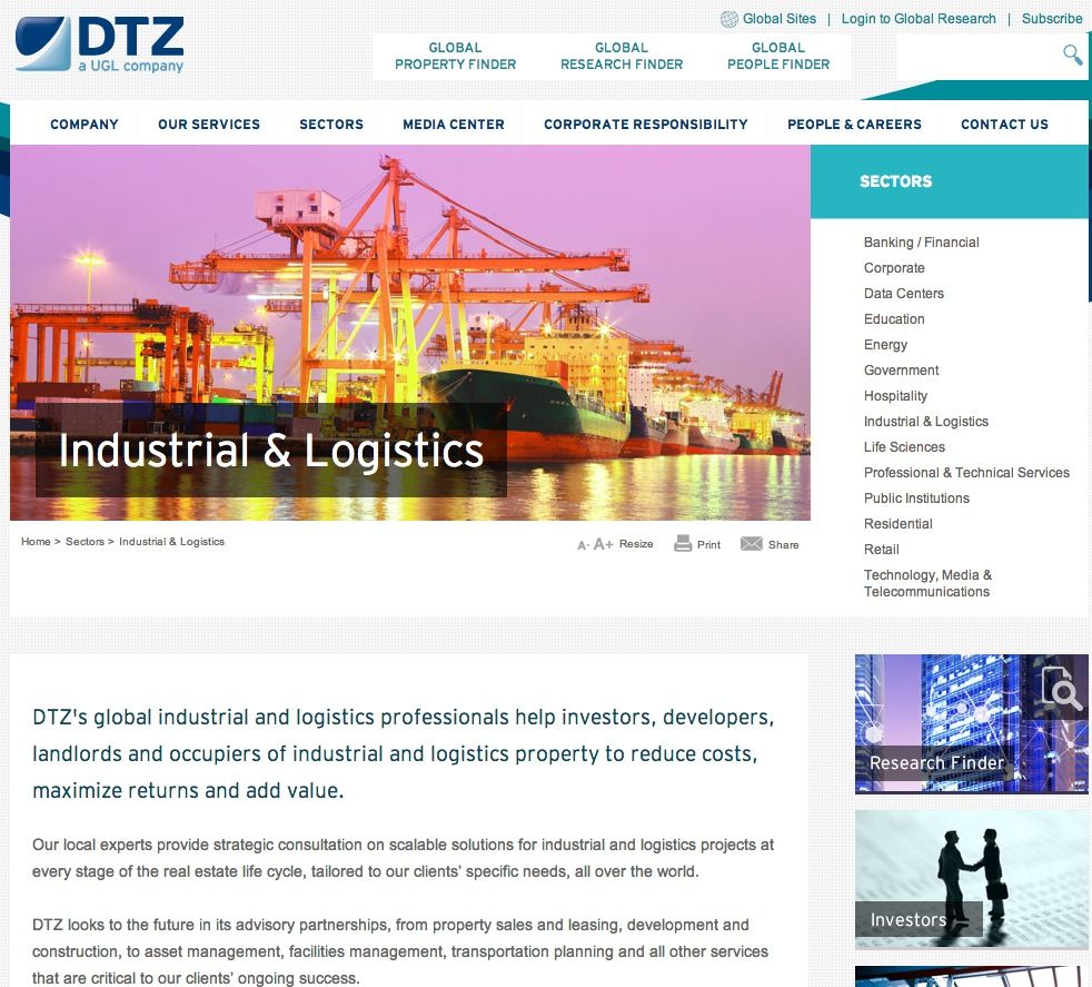 UGL vende DTZ a un consorcio de empresas liderado por TPG