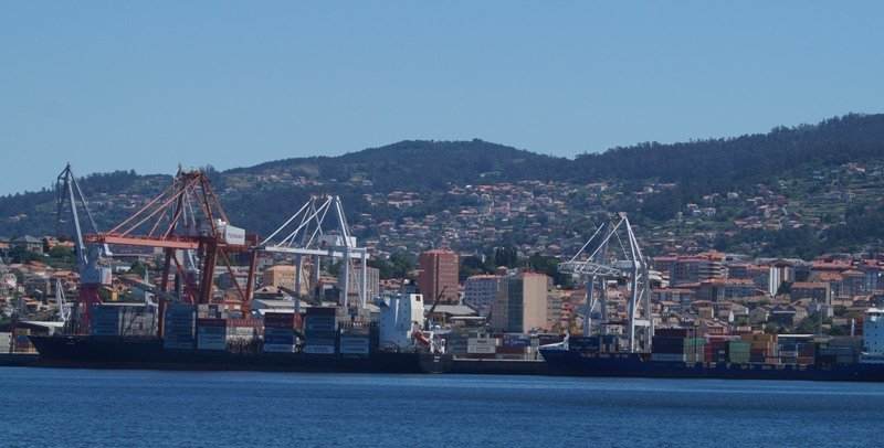 Muelles del puerto de Vigo