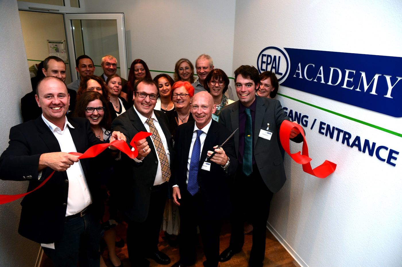 Director ejecutivo de EPAL, Martin Leibrandt, en la inauguración de la Academia EPAL, en Düsseldorf