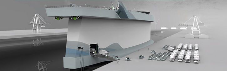 Proyecto Vinskip, diseño de buque roro con forma de vela gigante