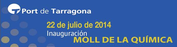 Inauguracion del Muelle de la Quimica en el puerto de Tarragona
