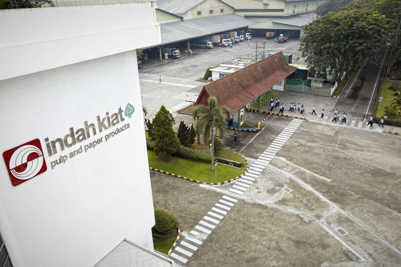 Indah Kiat, fabrica de Asia Pulp and Paper en Indonesia