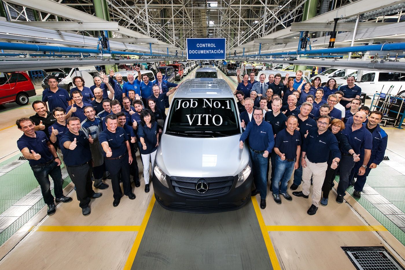 Mercedes comienza la produccion de la nueva Vito en la planta de Vitoria