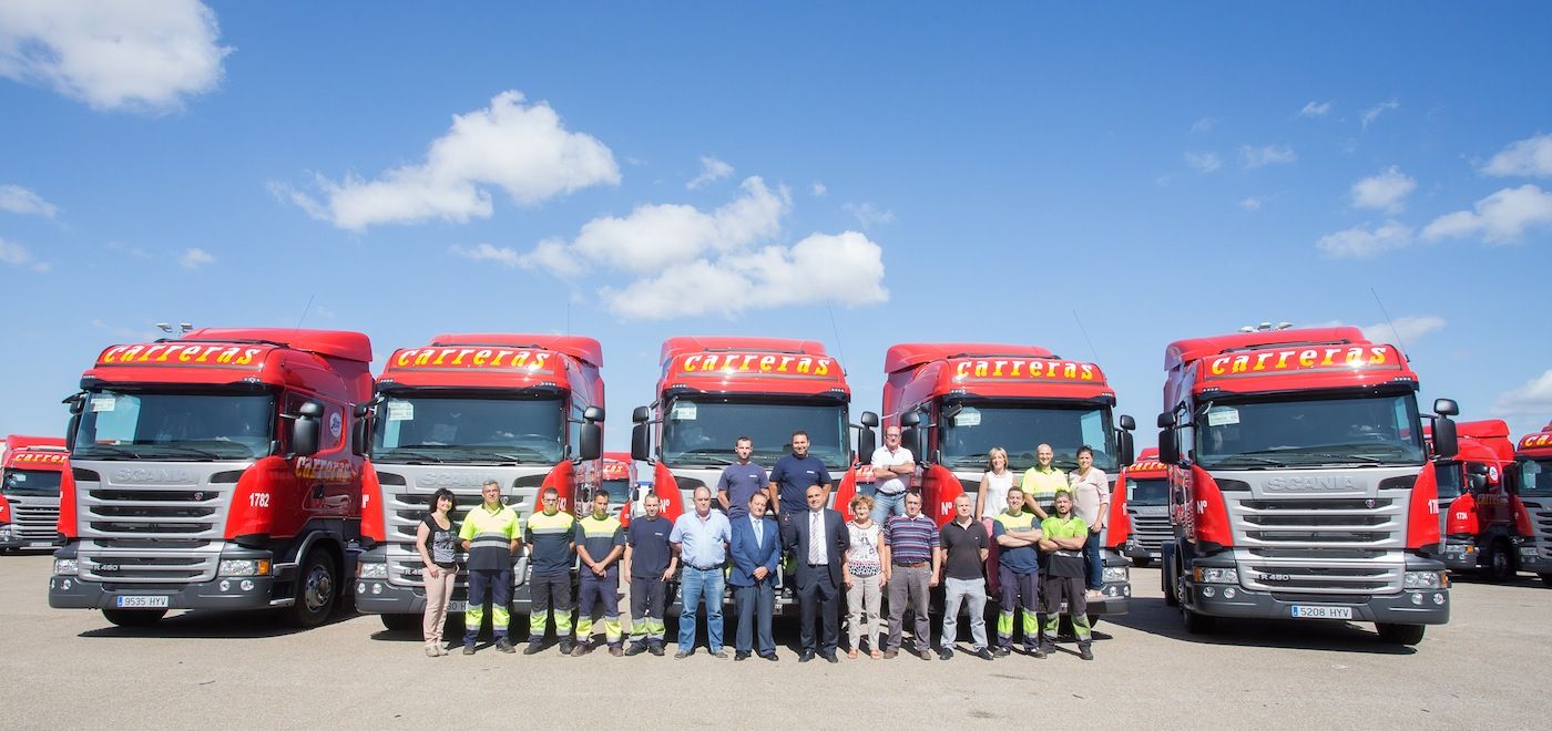 Carreras busca reducir sus emisiones con 50 nuevos camiones Euro 6 de Scania