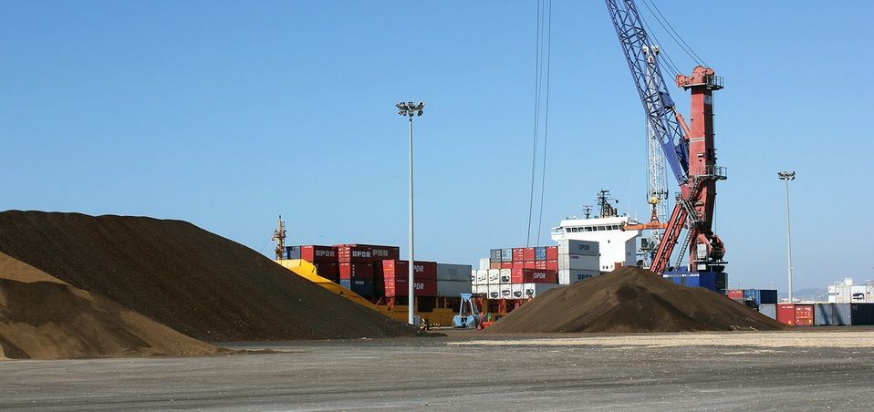 Zona de Actividades Logisticas del puerto de Motril