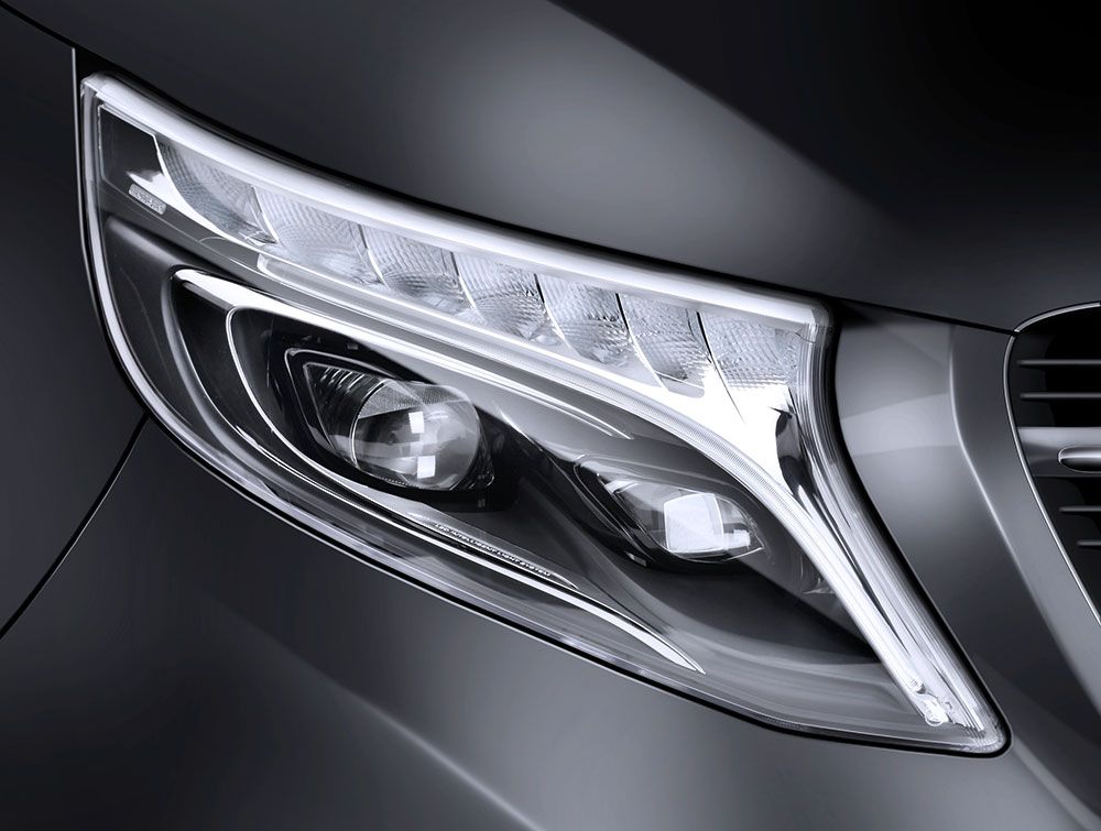 Faro delantero tecnología LED Hella, Mercedes-Benz