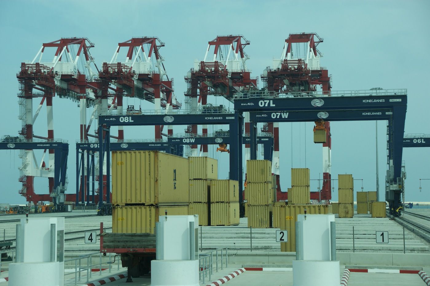 Aumenta el tráfico ferroviario de contenedores del puerto de Barcelona