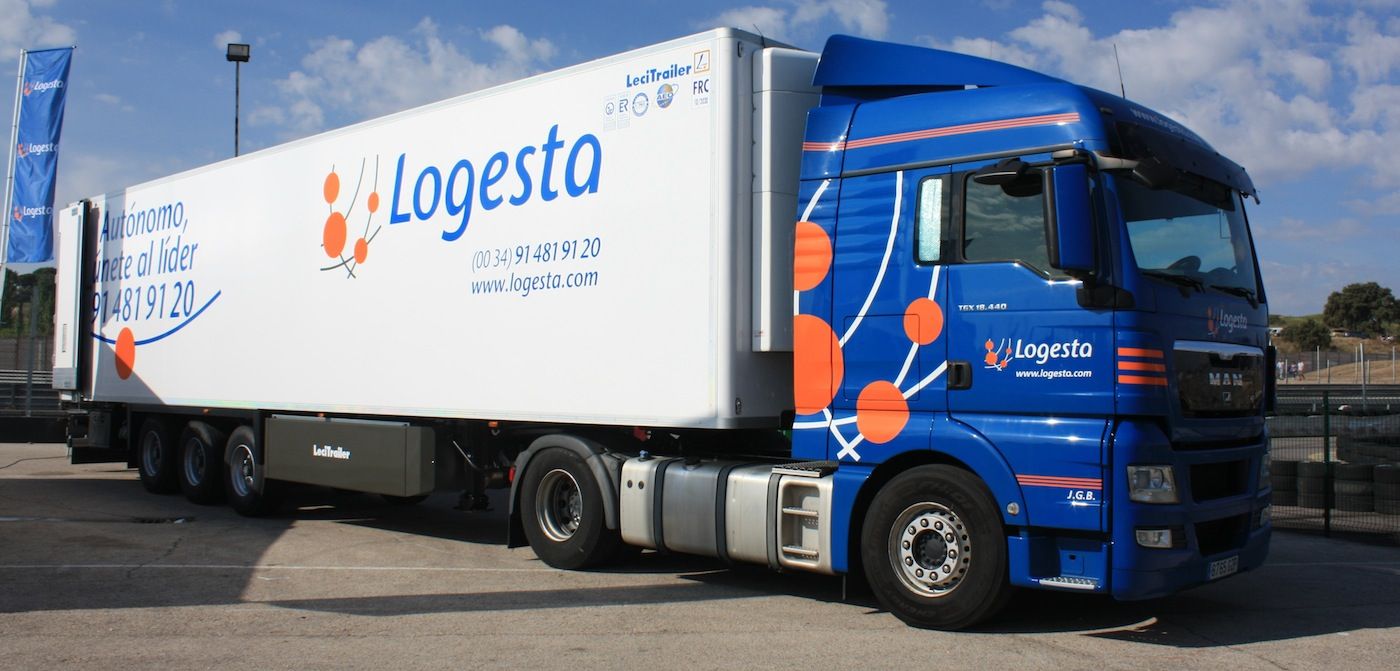 Vehículo industrial de Logesta, integrado en el Grupo Logista