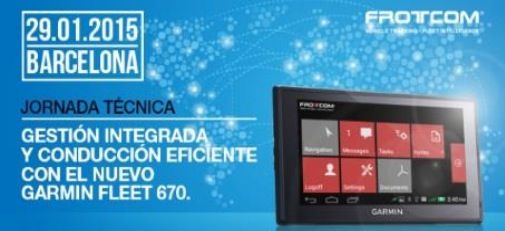 Gestión integrada con el nuevo Garmin fleet 670