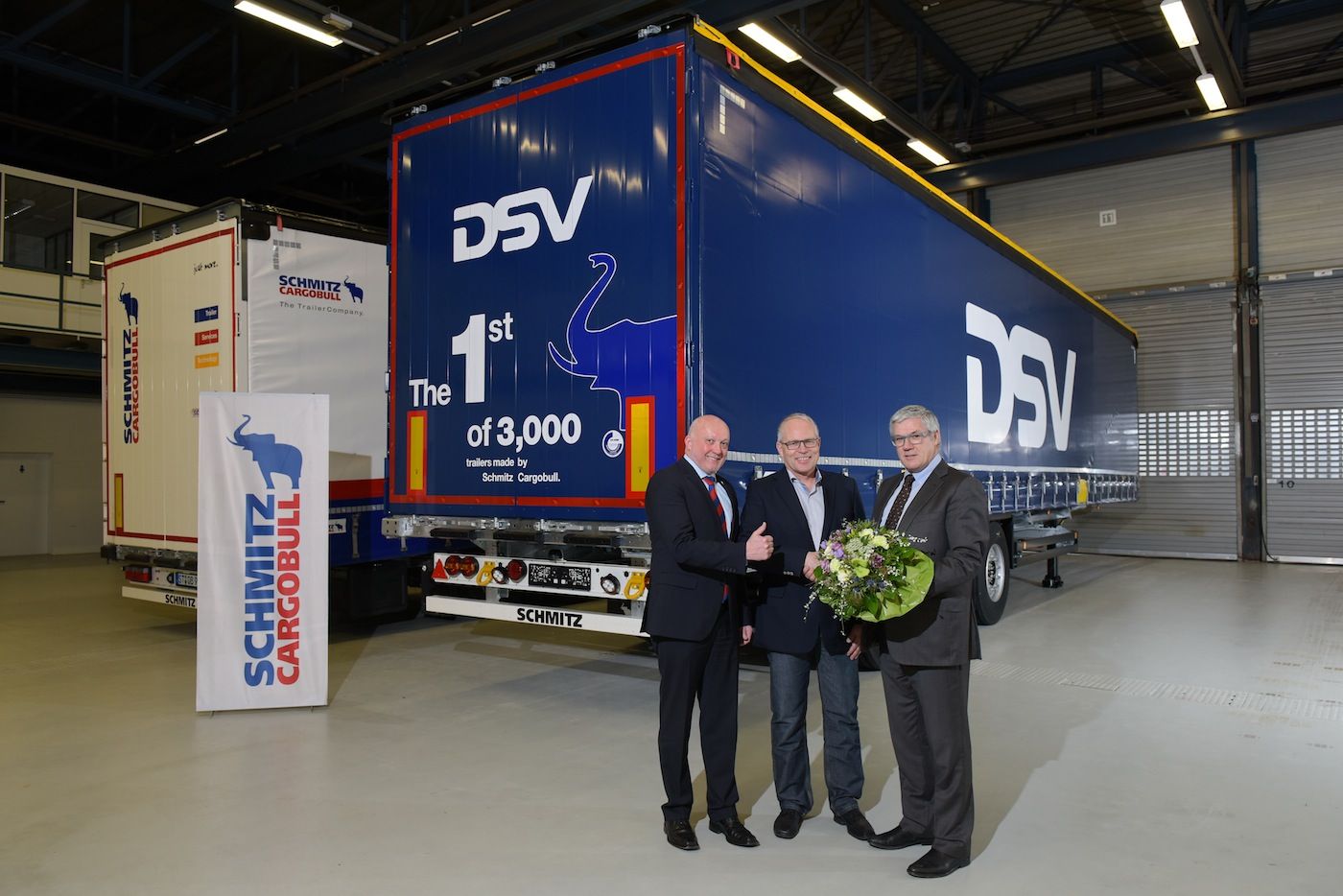 Schmitz Cargobull entrega a DSV el primer semirremolque de un encargo de 3000