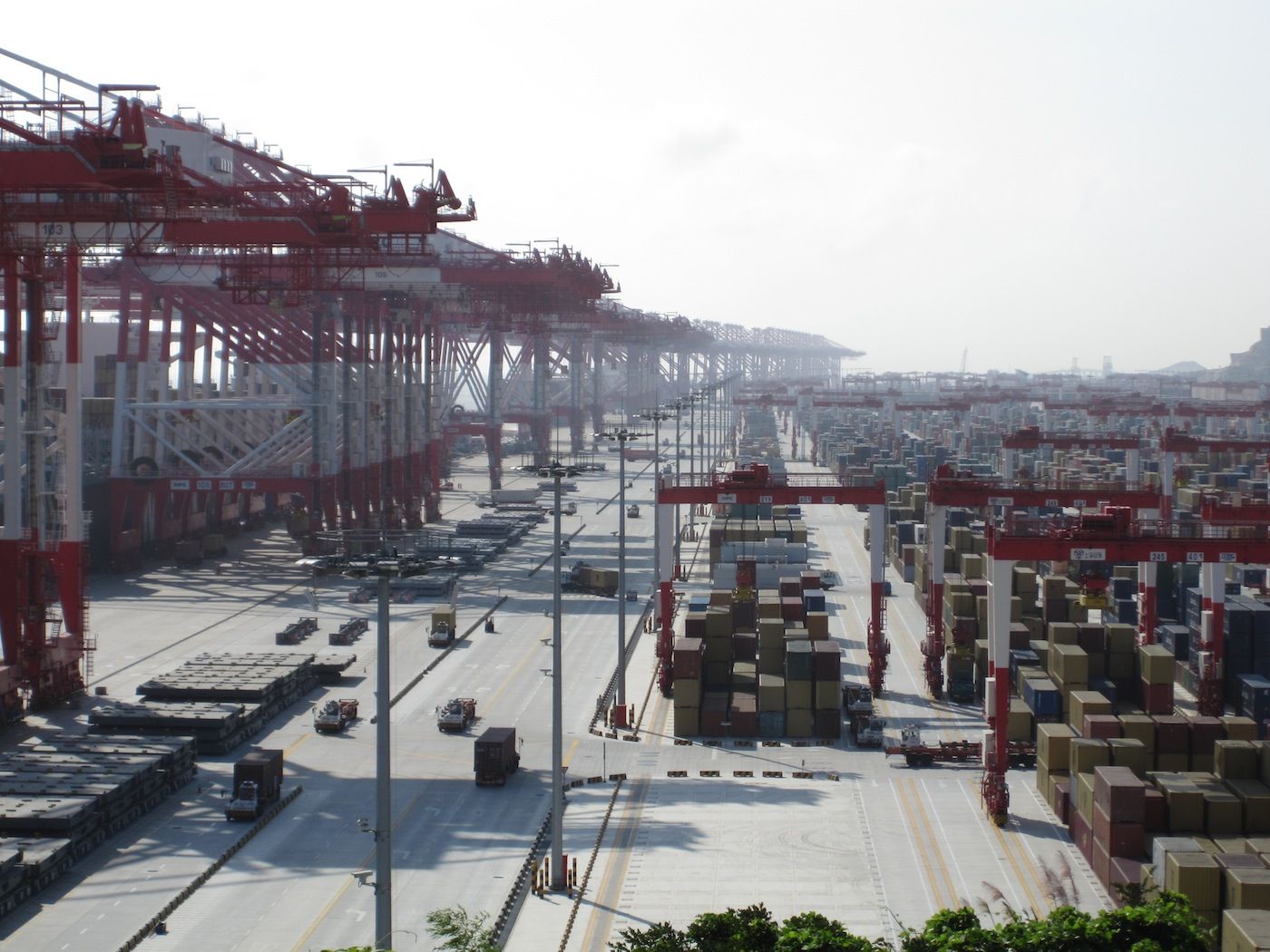 Terminal de contenedores de Yangshan, puerto de Shanghai