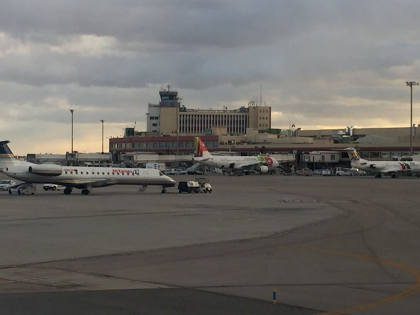 Aeropuerto de Madrid Barajas lado aire