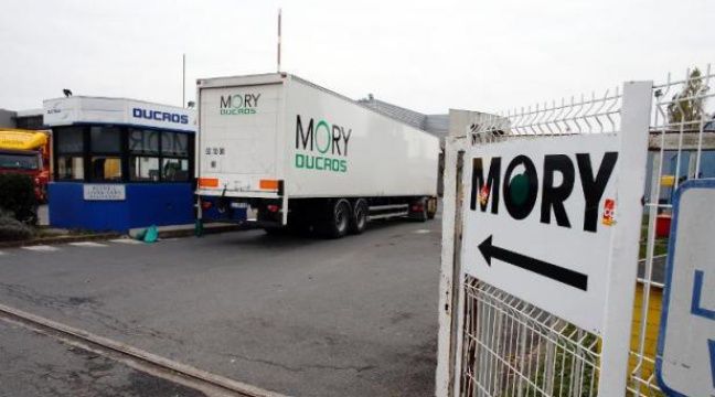 Entrada a las instalaciones de Mory Ducros Entrada a las instalaciones de Mory Ducros