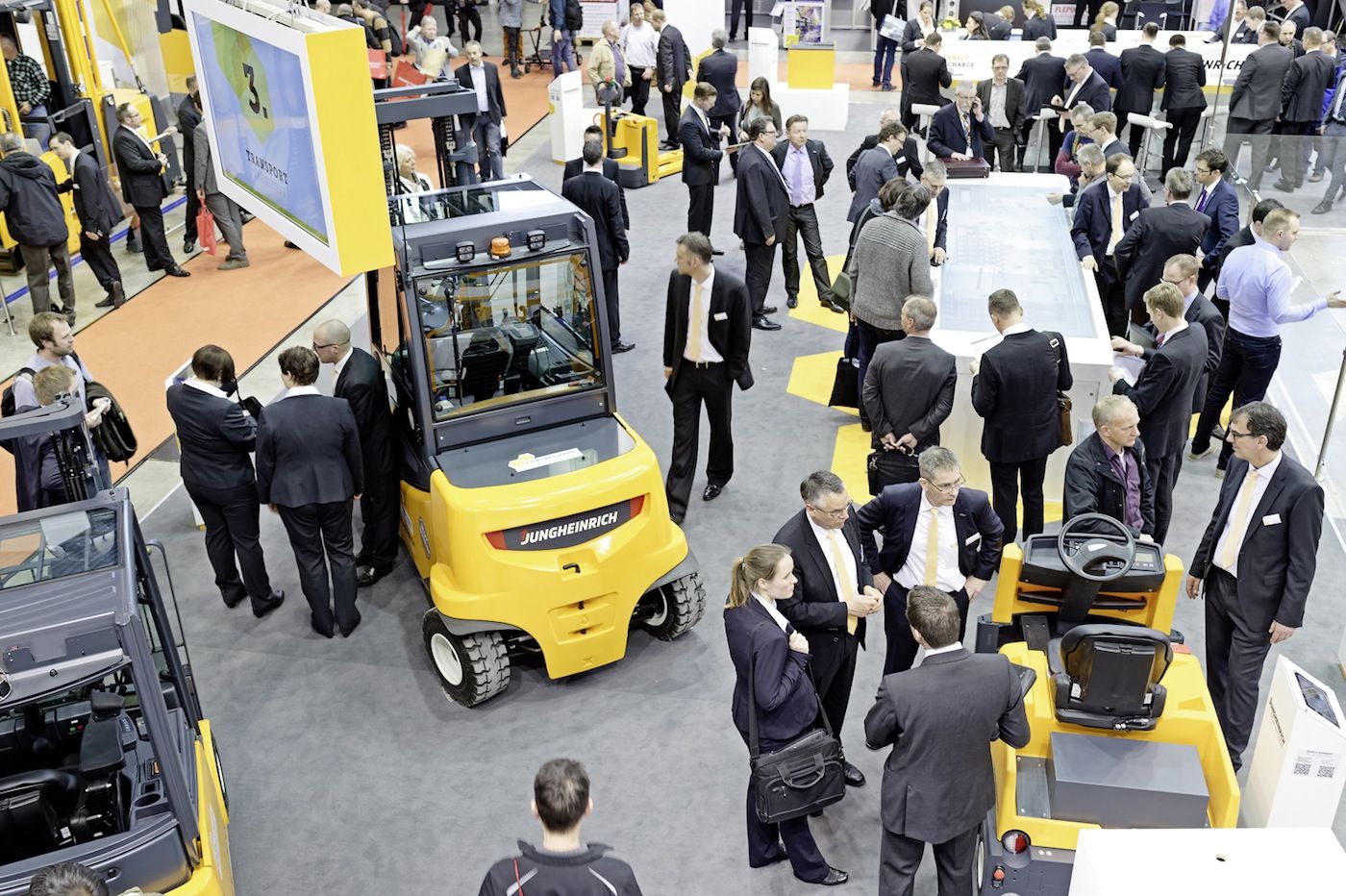 Stand de Jungheinrich en la feria LogiMAT 2015 Stand de Jungheinrich en la feria LogiMAT 2015