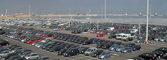 Terminal de coches en el puerto de Sagunto dependiente de la AP de Valencia