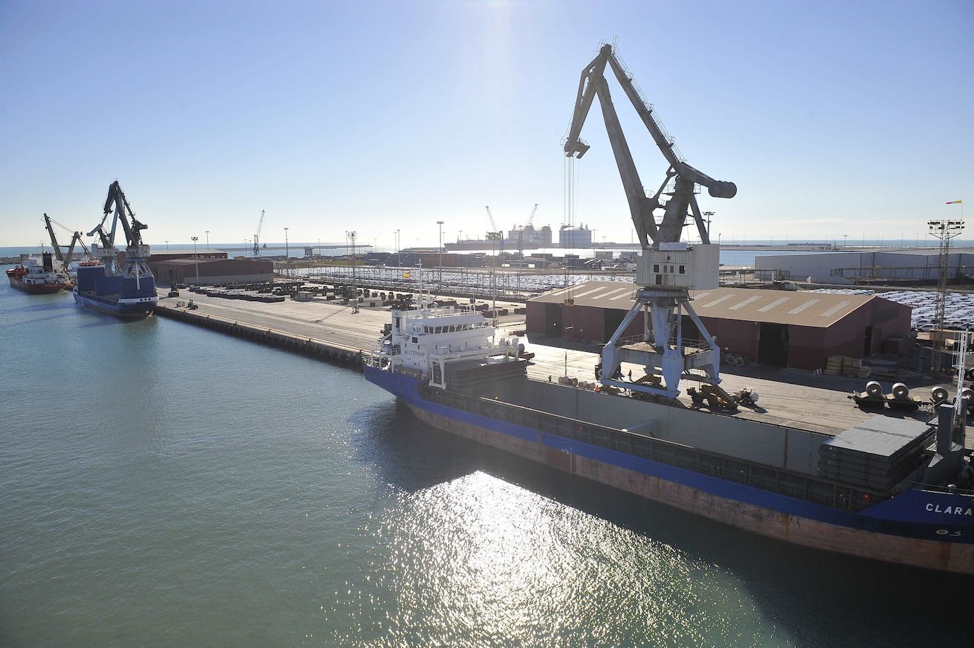 Terminal de Noatum en el puerto de Sagunto