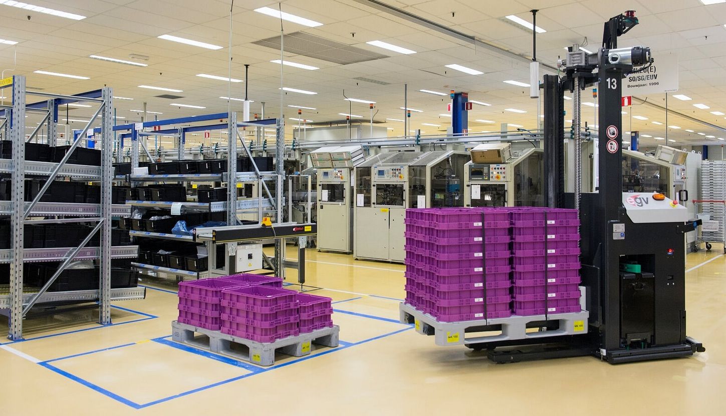 Sistema integrado dentro de la solución de Egemin para Continental Sistema integrado dentro de la solución de Egemin para Continental