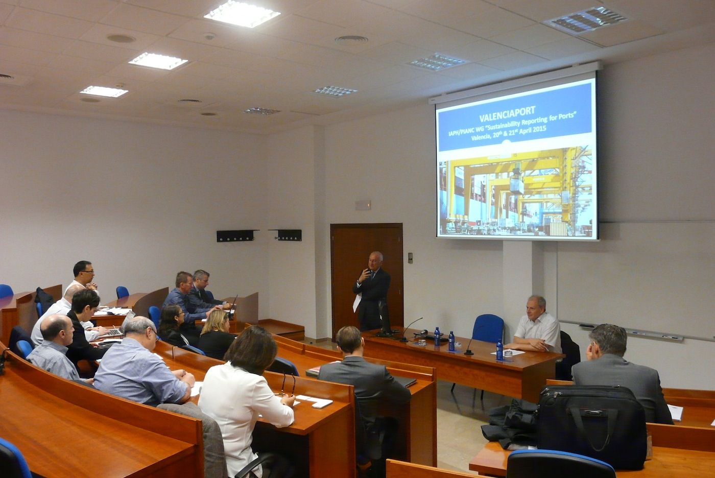 Reunión del grupo de trabajo del IAPH/PIANC en el puerto de Valencia