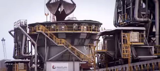 terminal de graneles de noatum en santander