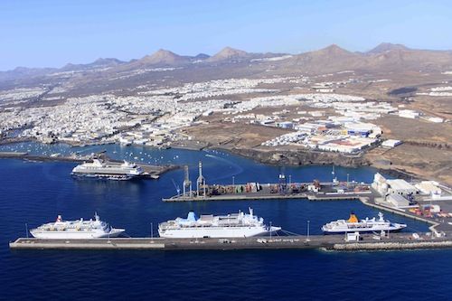 La actividad del puerto de Arrecife ha crecido con fuerza en los últimos años.