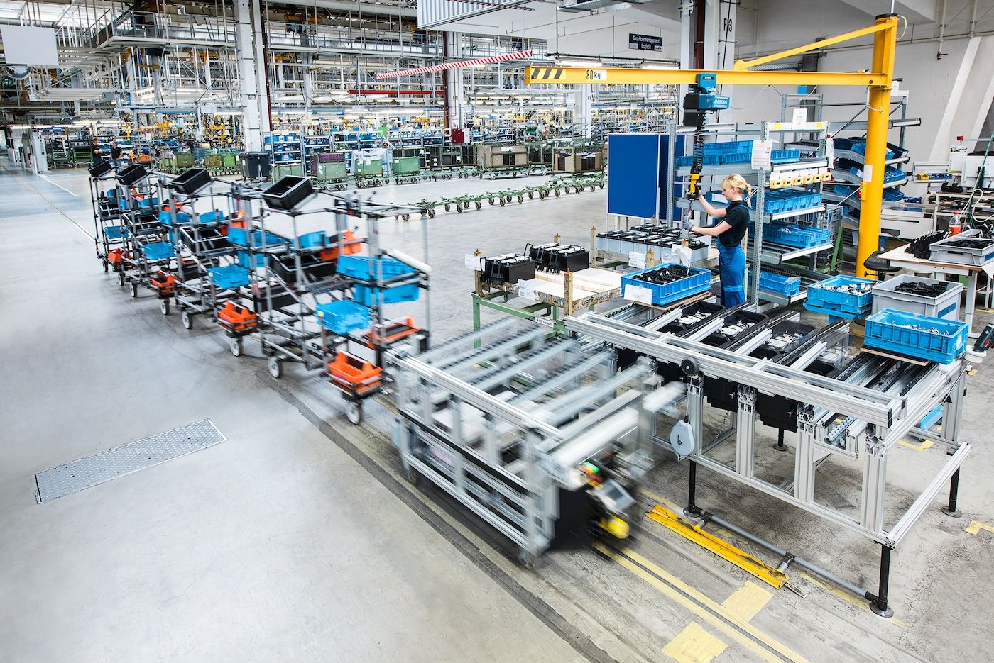 La planta de produccion automatizada de Mercedes-Benz