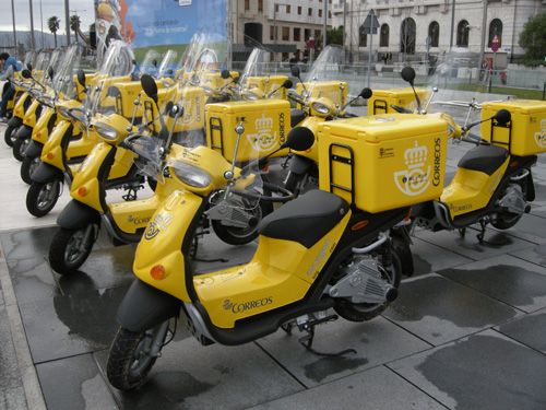 Motos electricas de Correos Motos electricas de Correos