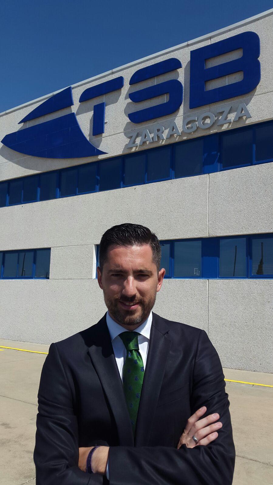 Victor Martinez, nuevo director comercial de TSB Zaragoza