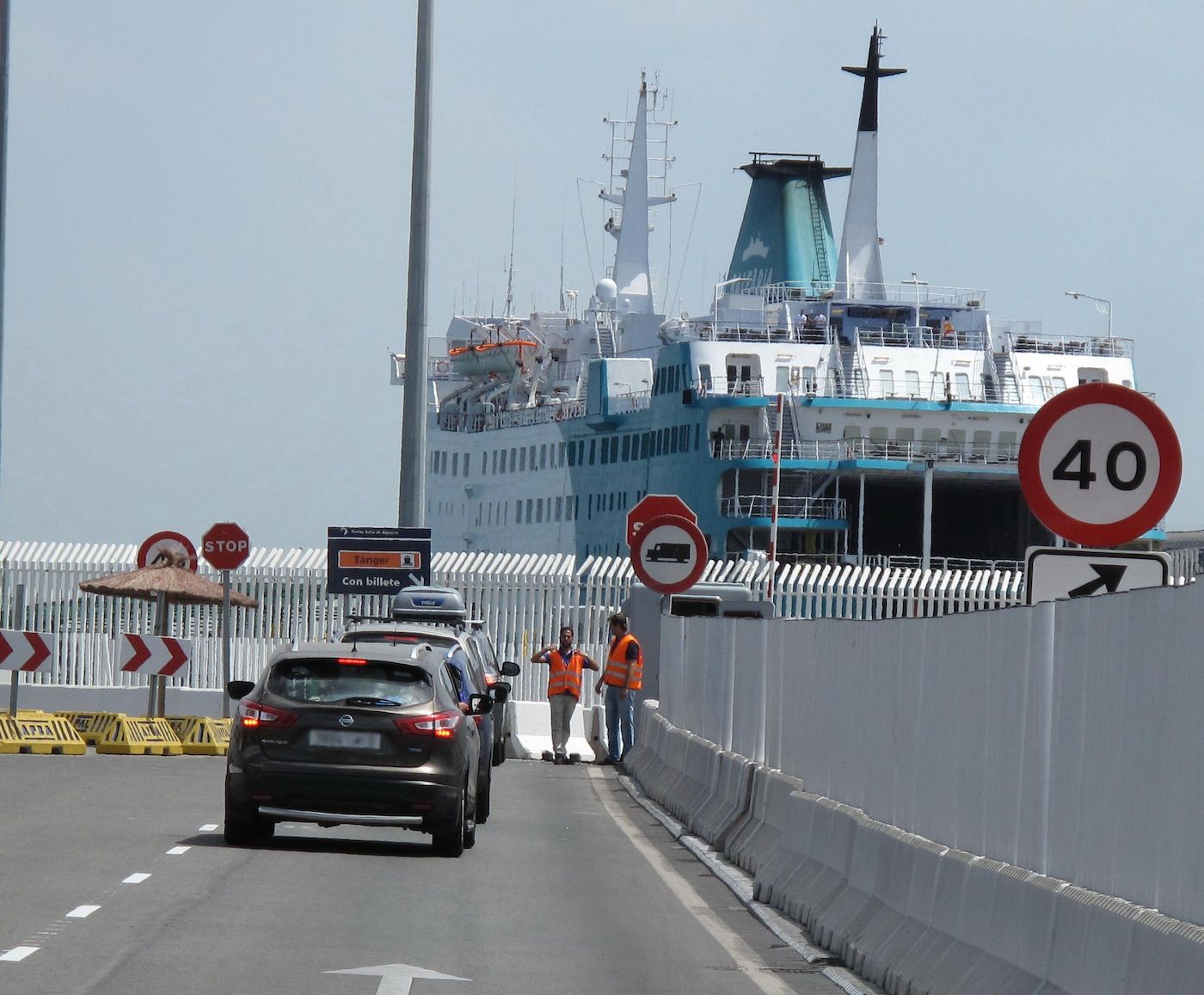 Operacion paso del estrecho 2015 en el puerto de Algeciras