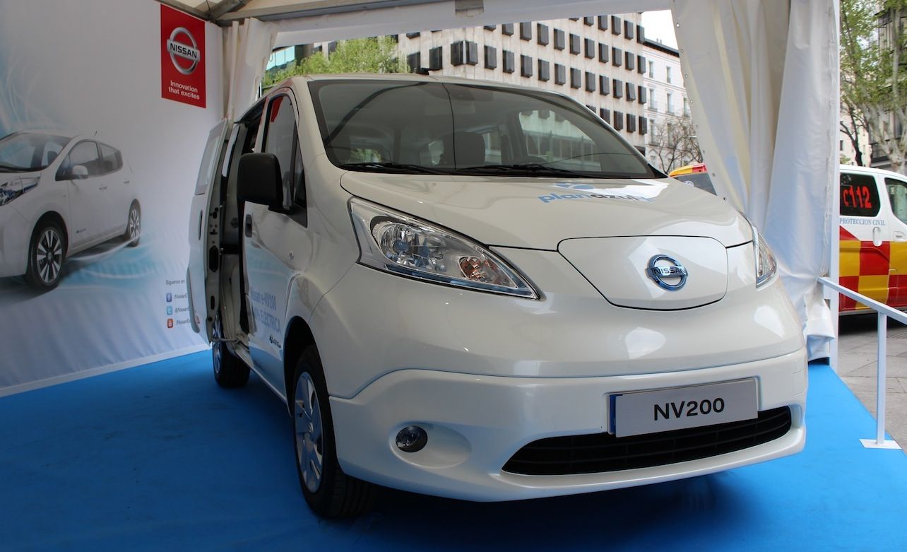 Nissan NV200 100% eléctrico en las jornadas de movilidad de Madrid